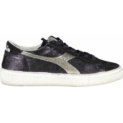 Diadora Montecarlo Glitter Vuil Dames Navy Sneakers