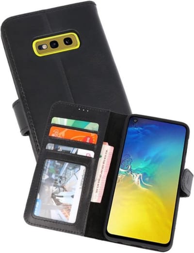 Rico Vitello Zwart Echt Leder Hoesje - Hoesje Geschikt voor Samsung Galaxy S10e