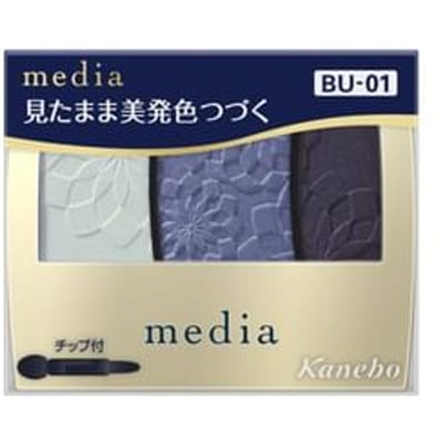 Kanebo - Media Gradient Color Eyeshadow BU-01
