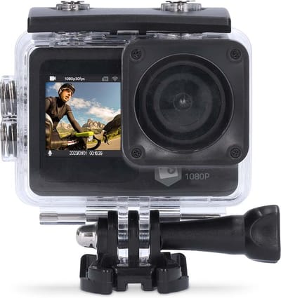 Nedis Action Camera – 1080P – 12 MP – 30M Waterdicht – Wi-Fi – Inclusief Mounts