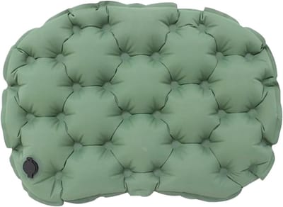 ANMI® Opblaasbaar Zitkussen - 36 x 28 x 5 cm - Nylon Zitkussen Camping - Lichtgewicht en Compact - Waterafstotend - Voor Reizen Stadion Rolstoel Kantoor