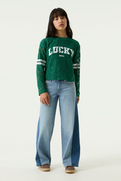 Garcia - Meisjes broek - Maat 176 - Meisjes - Jeans - katoen
