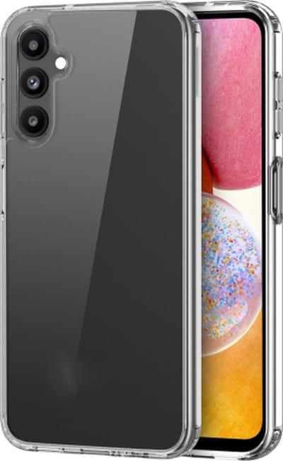 Silicone Doorzichtig Back Cover Geschikt voor Samsung Galaxy A34 - Telefoonhoesje/ A34 hoesje + gratis screenprotector