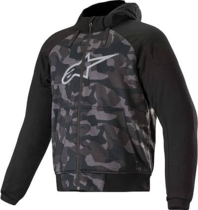 Alpinestars Chrome Camo Sport Motorfiets Zip Hoodie -