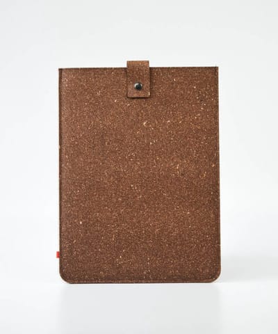 Laptop hoes NOUK -14 inch - Laptopsleeve - Gespikkeld Bruin - Gerecycled leer- Duurzaam