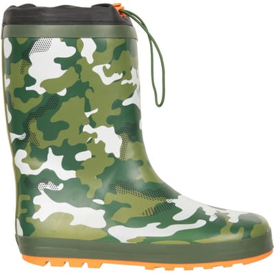 Mountain Warehouse Kinder/Kids Camo Winter Wellington Laarzen (Kaki Groen)