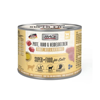 MAC's CAT - Blik 6x200g - Rundvlees & Bosbessen