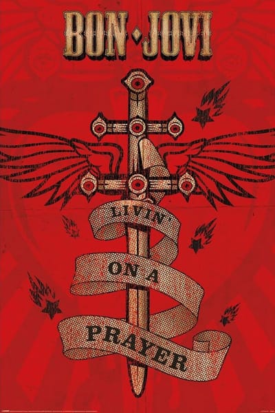 Bon Jovi Livin' on a Prayer Poster 61x91.5cm