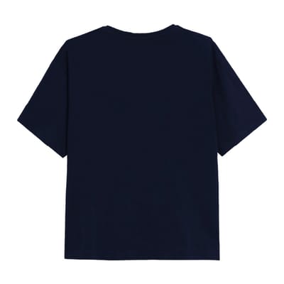 Harry Potter Meisjes Hedwig Zweinstein T-Shirt (Marine)