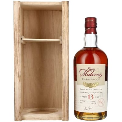 Rum Malecon Añejo 13 Años RARE PROOF 2006 50,5% Vol. 0,7l in Holzkiste