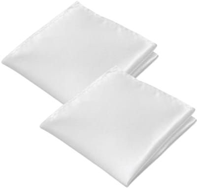 Dailygoods- Zakdoeken 2 x 22x22 cm - Glanzende Katoenen Doeken - Heren Zakdoeken - Casual/Halsdoeken - Lichtgewicht/Kreukvrij - Geschikt voor Formele Gelegenheden - Halsdoek