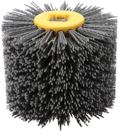Allecto - Grinding Brush - Nylon Borstel - Hoge duurzaamheid - 19 mm - Geschikt voor houtbewerking - Grijs - Polijsten en reinigen - Voor alle oppe...