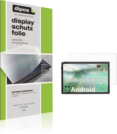dipos – 2x Matte Beschermfolie geschikt voor UBDXBD Z90 | Krasbestendige & antireflecterende Screenprotector Ultra-Thin