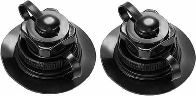 Boston ventiel - Luchtplug - Opblaasbaar product - Eenrichtingsluchtinlaat - 2 stuks - Zwart en wit