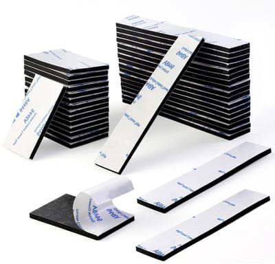 Extra sterke dubbelzijdige plakpads, 100 stuks waterproof foam, 3mm dik, ideaal voor thuis, kantoor en auto, eenvoudig te snijden