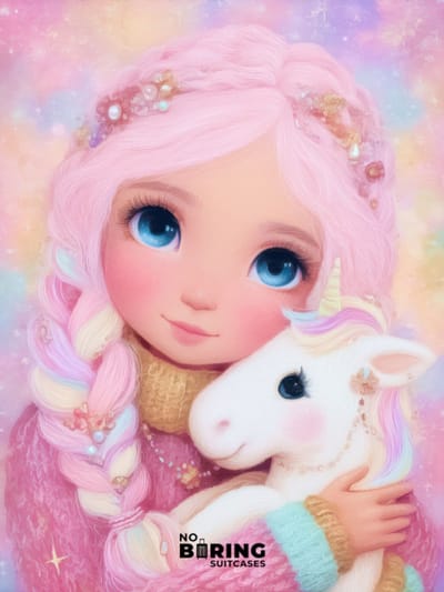 Kinderkoffer roze - Meisje - Eenhoorn - Roze