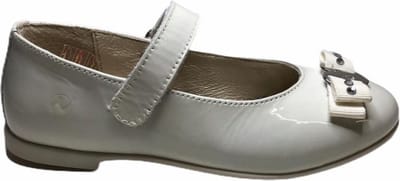Naturino velcro strik ballerina 2385 lak gebroken wit mt 36