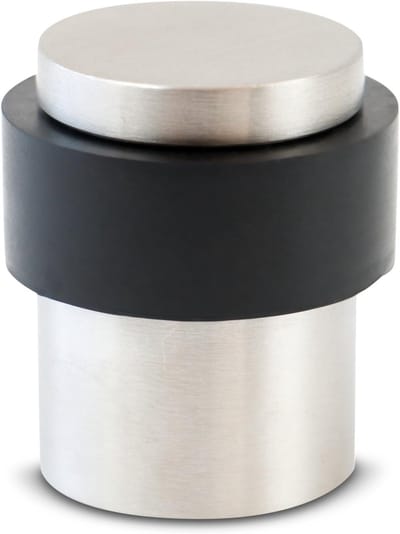 Famanu – Vaste vloerdeurstopper RVS met schroefverankering – heavy-duty vloerbevestiging – Ø3,5 cm h