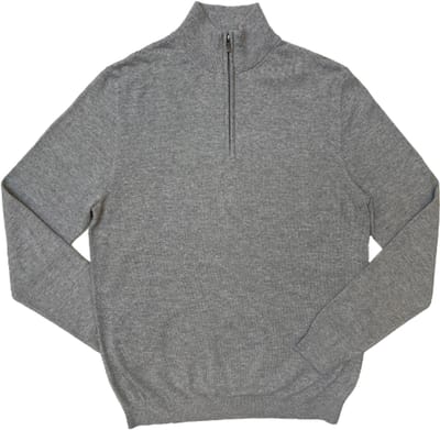 Zuitable Half Zip Trui DiZip Grey (401ZIP - 350)