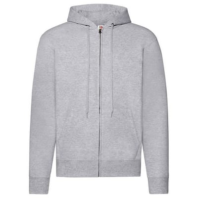 Fruit of the Loom Unisex Volwassen Klassieker Hoodie (Grijze Heide)