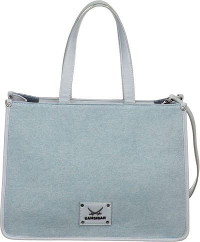Sansibar Handtas Schoudertas Tote Bag Jeans Lichtblauw