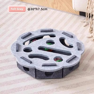 Katten Puzzelspeelgoed Vilt Puzzeldoos Katten Bewegingsspeelgoed Met Bal Binnensport Vermaak Jacht Katten Speelgoed Voor Binnenkatten