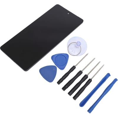 Écran tactile TFT de téléphone de remplacement Écran de téléphone Assemblage numériseur d'écran tactile avec outils de réparation black