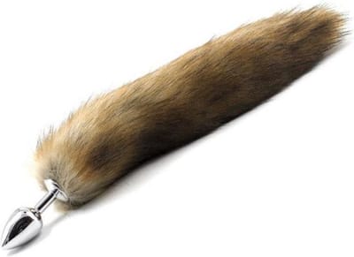 *** 2 stuks Fluffy Fox Tail Butt Plug - Sexspeeltjes - Vossen staartje - Slaapkamer Spannend - Partner Kinky - van Heble® ***