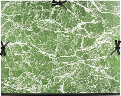 Tekenkarton met Marmerdesign en Decoratieve Linten 61x76 cm