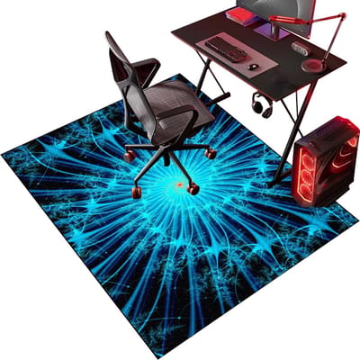 Vloerbeschermer Stoel - Onderlegger Bureau - Beschermt Vloeren - Antislip TPR Onderkant - 70 x 100 cm