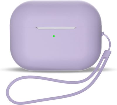 Coverup Hoesje - Geschikt voor AirPods Pro 2 Hoesje - Coverup Siliconen Case - Lila