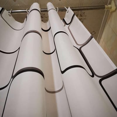 Waterdichte en Schimmelbestendige Douchegordijn voor Badkamer met 12 Ringen (180 x 200 cm) - Ideaal voor Douche of Bad, Luxe Badkameraccessoires