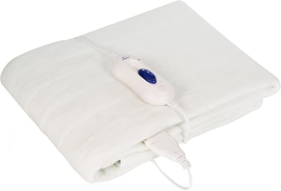 Warmteonderbed - Elektrische deken - Ontspannen slapen - 3 warmtezones - 150 x 80 cm - Wit