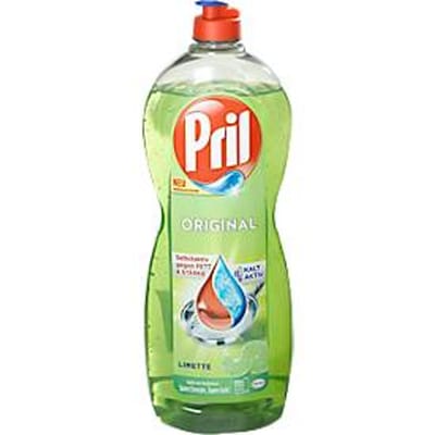Pril Kalk handafwasmiddel, hoog vetoplossend vermogen, groen, fles met 675 ml
