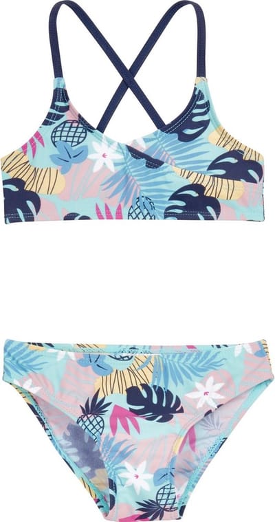 Playshoes kinderbikini met UV-bescherming en bloemenprint