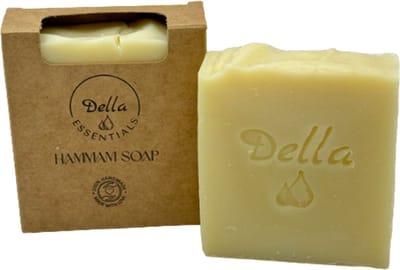 Della Essentials Hamam Zeep - Handgemaakte Natuurlijke Zeep - Biologisch & Vegan - Zeepblok 100 gram