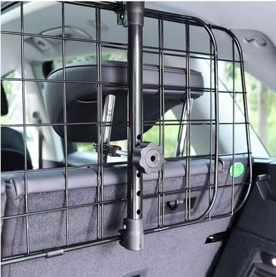 Hondenrek Autokofferbak - Reis Barrière - Veilig Reizen - Verstelbaar Ontwerp - 135 x 30 cm - Zwart