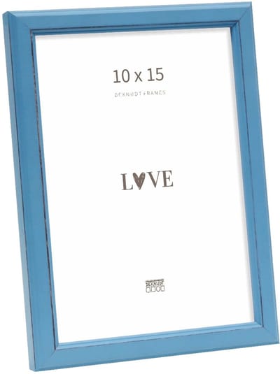 Deknudt Frames fotolijst S236F6 - blauw landelijk hout - foto 10x15 cm