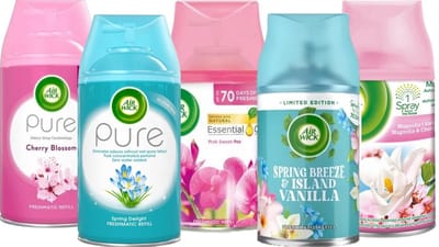 Air Wick - MIX - Cherry Blossom / Spring Delight / Pink Sweet Pea / Spring Breeze Vanille / Magnolia