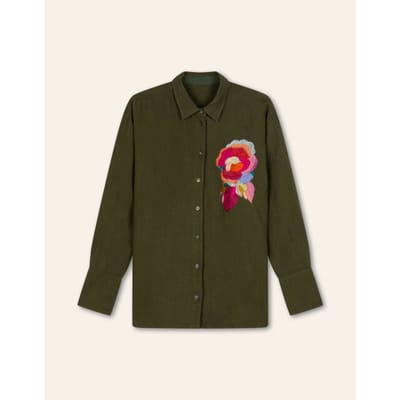 Oilily Barbara Blouse- maat40 Rifle Groen