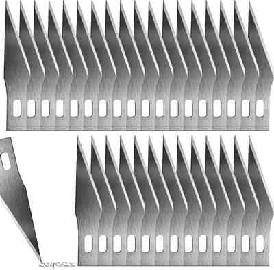 Set van 120 Precisie Scalpelmessen voor Creatieve Projecten, Vervangende Blades, DIY Gereedschap en Modelbouw