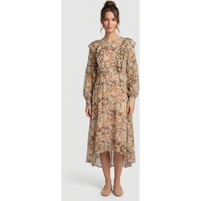 & Other Stories Airey Dress Speed Yellow Maat: XS | Midi Jurken Outlet | Dames | Geel