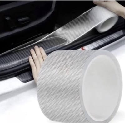Medj-auto autodeur bumper kofferbak beschermer bescherming folie rol 5 CM bij 3 M koolstofvezel