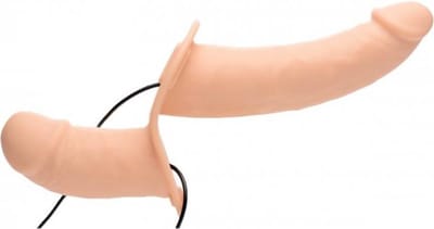 Power Pegger Dubbele Strap-On Vibrator