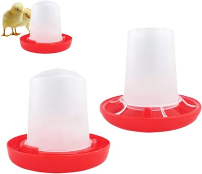 Kippen Voederdispenser - Waterbak Vogel - Gevogelte Verzorgen - Automatisch Waterniveau - 14.8 x 10.8 x 8.9 cm - Uniek