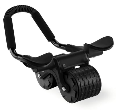 DnA® Ab Roller - Ab Wheel - Buikspiertrainers - Zwart - 42cm x 40cm x 17cm
