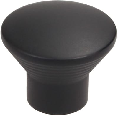 Gamet - Gałka Meubelknop - Mat Zwart - Eenvoudig Design