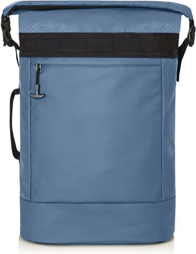 Notebook rugzak - lichtblauw - 18 Liter - 45 x 29 x 15 cm - 15 inch laptop - gerecycled materiaal - praktisch - Halfar - Active