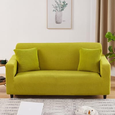 Dikke elastische bankhoes hoes voor woonkamer stretch polar fleece fauteuilhoes 1/2/3/4 zits L-vormige hoekbankhoezen 3-Seat 190-230cm