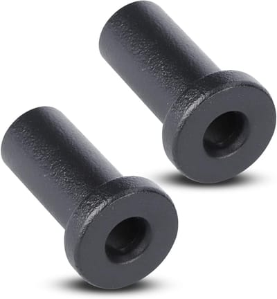 Set van 2 Matte Zwarte Spacers voor Schuifdeuren, Vervangende Bevestigingshardware voor Wandrails en Deursystemen